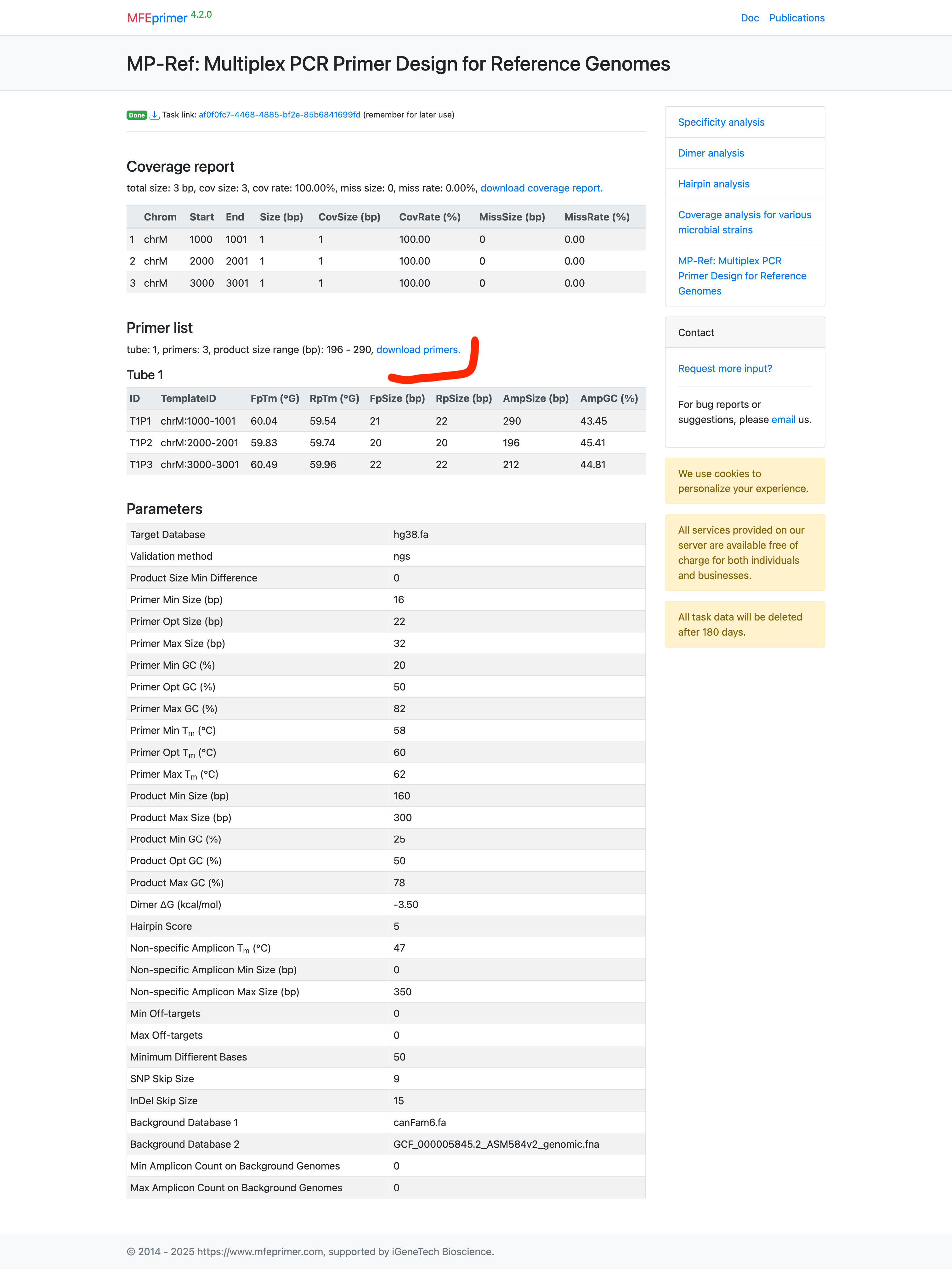 example 2 result